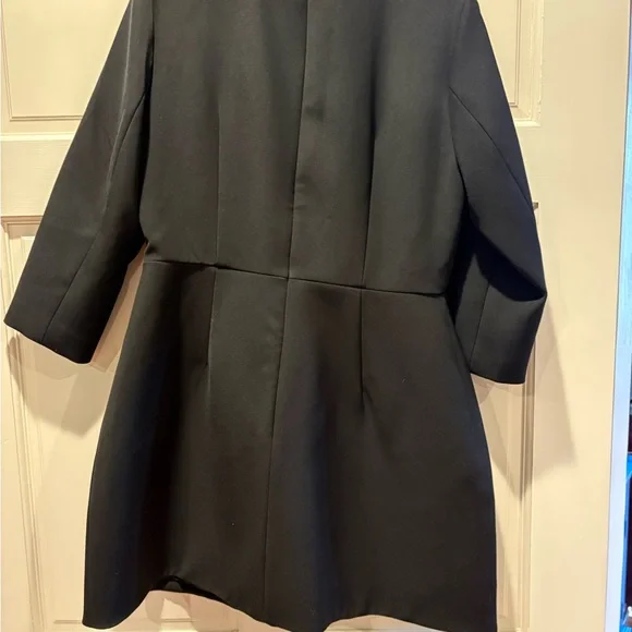 Tuckernuck Black Three-Quarter Sleeve Structured Mini Dress, NWOT - Picture 11 of 14